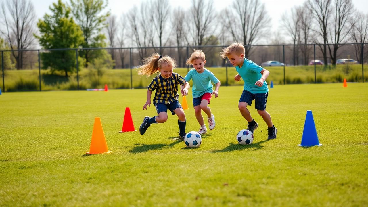 Fotbollsövningar 7 år – roliga övningar för U7 (lek & bollkänsla)