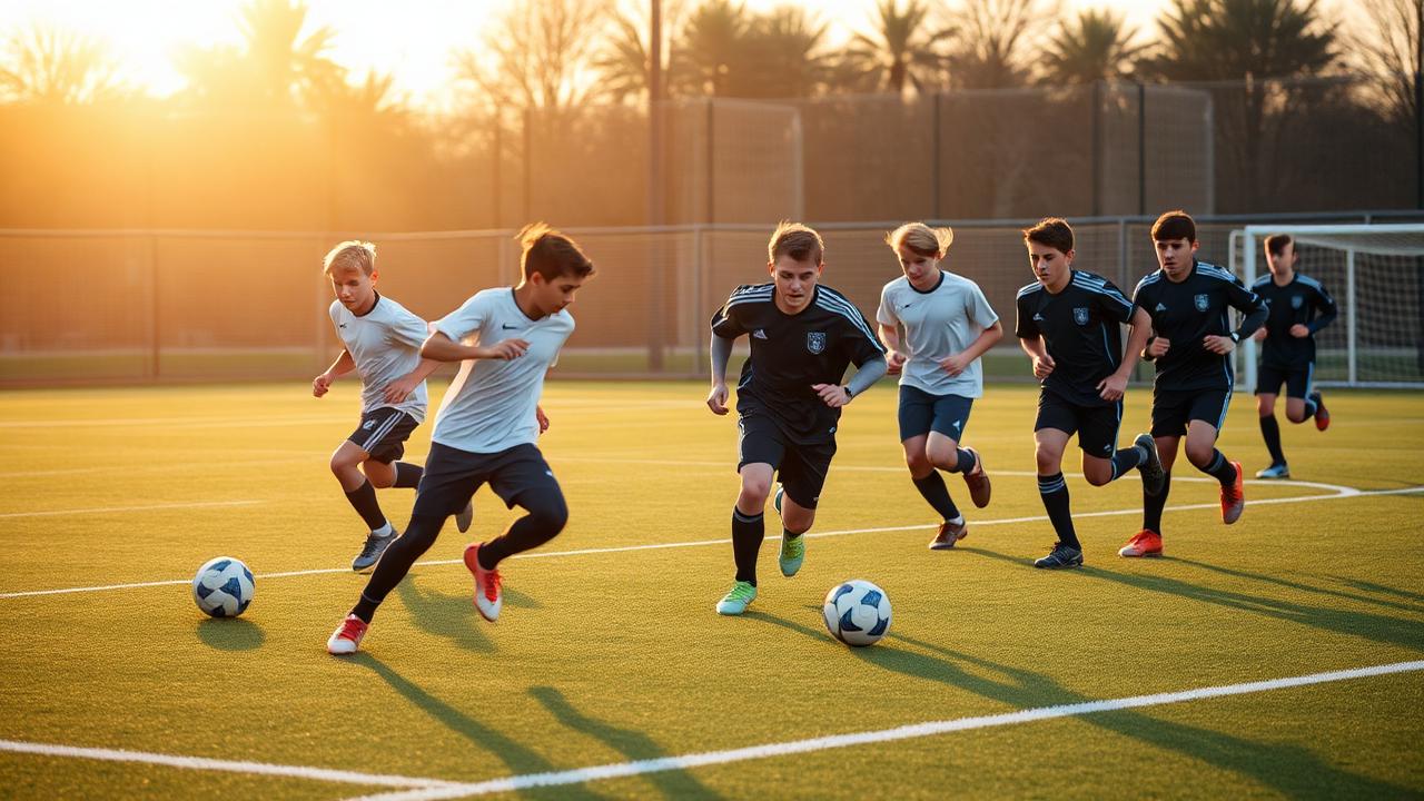 Fotbollsövningar 14 år – fysik, taktik & avslut under press